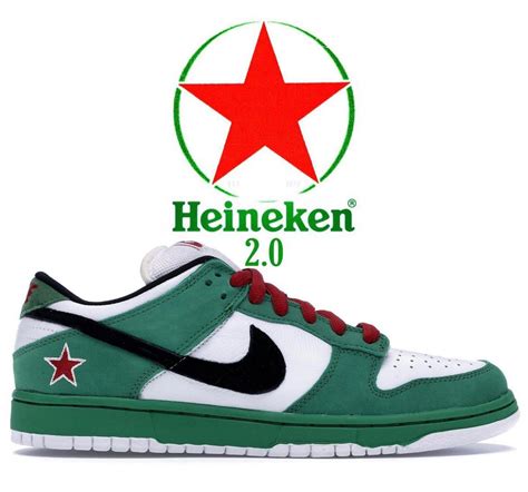 dunk low Heineken news